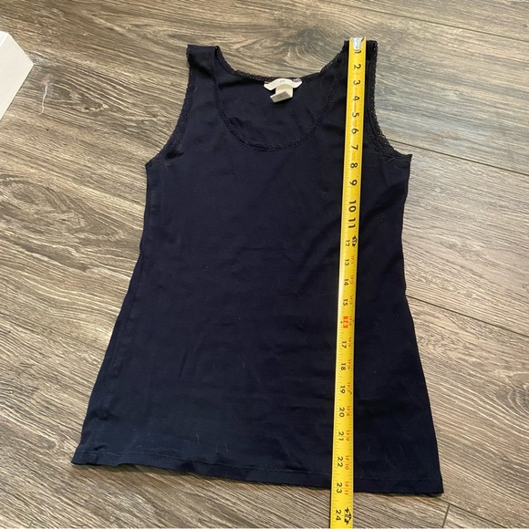 H&M dark navy stretchy tank top, size M - Picture 4 of 6